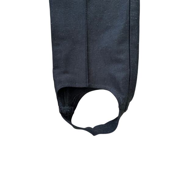 Vintage 80s 90s Kikomo Authentic Style Twill Pleated Tapered Stirrup Pants 7/8 - Picture 5 of 7